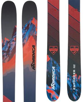 Nordica Enforcer Free 110 Skis, 191cm Grey/Blue/Red 2022
