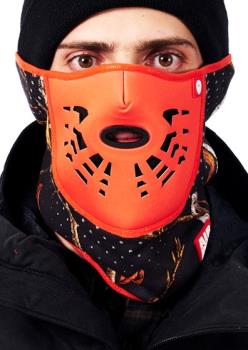 Airhole Standard Wing Ski/Snowboard Face Mask, M/L,Night Camo,Neoprene