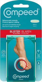 Compeed Small 6 Blister Plasters, Clear
