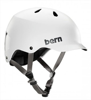 Bern Watts H2O Watersports Wakeboard Helmet, M Satin White