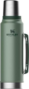 Stanley Classic Vacuum Bottle Insulated Flask 1L Hammertone Green