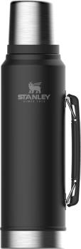 Stanley Classic Vacuum Bottle Insulated Flask 1L Matte Black