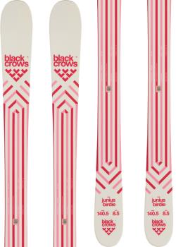 Black Crows Junius Birdie Kid's Skis, 130cm Pink/White