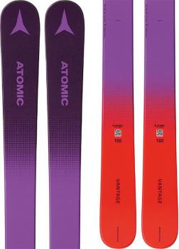 Atomic Vantage 130 Ski Only Skis, 130cm Purple/Red