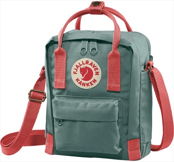 Fjallraven Kanken Sling Shoulder Bag, 2.5L Frost Green/Peach Pink