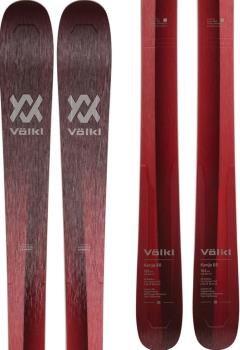 Volkl Womens Kenja 88 Women's Skis 170cm, Burgundy/Red, Ski Only, 2022