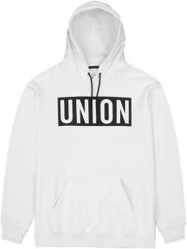 Union Team Men's Cotton Pullover Hoodie, S White