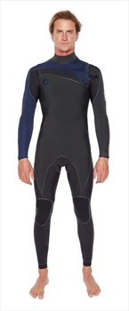 Body Glove Prime 3/2 Slant Zip Full Suit Surfing Wetsuit, MS Blue Grey
