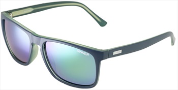 Sinner Oak CX Sintec Icy Green Wayfarer Sunglasses, M Dark Blue/Green
