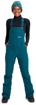 Burton Avalon Women's Snowboard/Ski Bib Pants UK 10 Shaded Spruce 2022
