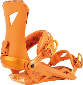 Nitro Zero Factory Craft Series Snowboard Bindings, Medium Orange 2022