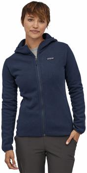 Patagonia LW Better Sweater Womens Fleece Hooded Jacket UK 12 Navy