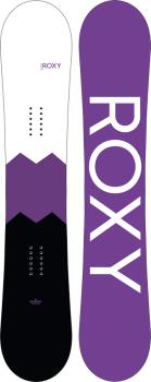 Roxy Dawn Women's Snowboard, 146cm Black/White/Purple 2022