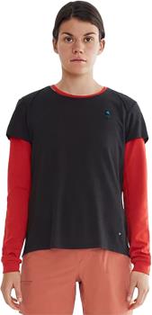 Klattermusen Vile Women's Short Sleeve Tencel® T-Shirt, UK 12 Raven