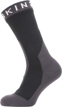 SealSkinz Extreme Cold Weather Mid Length Waterproof Socks, L Black