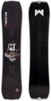 Weston Hatchet Snowboard, 152cm Black/Brown Deck, Black Base 2022