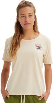 Burton Ashmore Scoop Women's Short Sleeve T-Shirt, UK 12-14 Crème