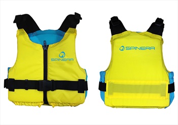 Spinera Waterpark Kayak SUP Nylon Buoyancy Vest, L-XL Yellow Blue 2021