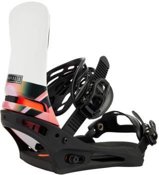 Burton Cartel X Re:Flex Snowboard Bindings, Medium Black/White 2022