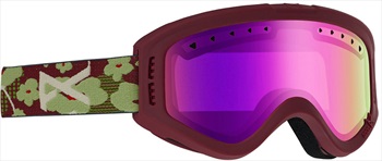 Anon Tracker Pink Amber Kid's Ski/Snowboard Goggles, S Flower