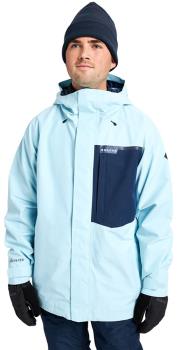 Burton GORE-TEX Powline 2L Snowboard/Ski Jacket, L Crystal/Dress
