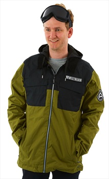 Westbeach Dauntless Ski/Snowboard Jacket, L Combat Green