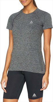 Odlo Seamless Element Women's Short Sleeve T-Shirt, XS Grey Melange
