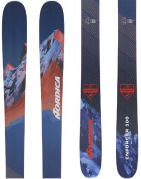 Nordica Enforcer 100 Skis, 165cm Blue/Red 2022