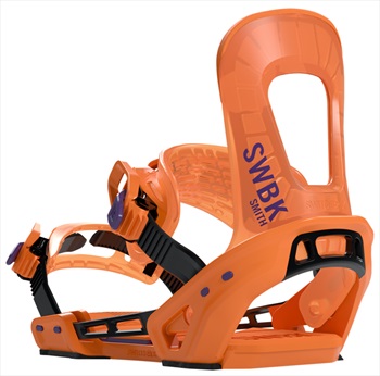 Switchback Adult Unisex Smith Snowboard Binding, XS-M Orange 2020