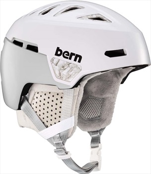 Bern Heist MIPS Ski/Snowboard Helmet, M Satin White Marbles