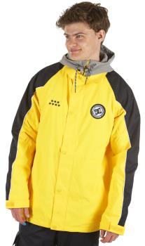 DC DCSC Coaches Ski/Snowboard Insulated Jacket, L Lemon Chrome