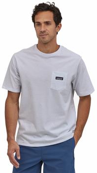 Patagonia P-6 Label Pocket Responsibili-Tee Men's T-Shirt L White