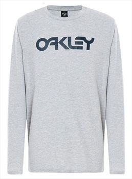 Oakley Mark II Long Sleeve T-Shirt, M Granite Heather