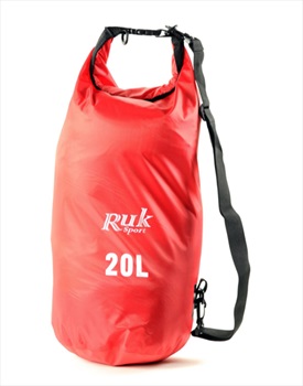 RUK Sport Dry Waterproof Bag, 20 Liter With Strap Red 2022