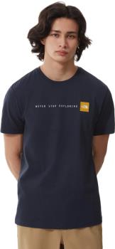 The North Face Never Stop Exploring Short Sleeve T-Shirt S Urban Navy