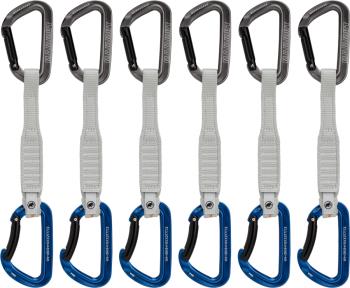 Mammut Workhorse Keylock Quickdraw Set, 6 x 17cm Grey/Blue