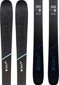 Head Kore 93 W Women's Skis, 162cm Grey/Blue Miss Drill