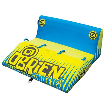 O'Brien Squeeze Wedge Towable Inflatable Tube, 3 Rider Blue 2020