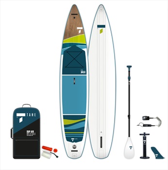 Tahe Breeze Wing ISUP Paddleboard Package, 12ft 6in Blue Brown