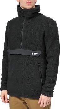 FW Root Pillow Pullover Midlayer Fleece Jacket, L Slate Black