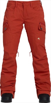 Burton Gore-Tex Gloria Women's Ski/Snowboard Pants, XL Hot Sauce