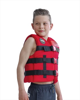 Jobe Nylon Kids Life Buoyancy Vest, One Size 30-40kg Red 2022