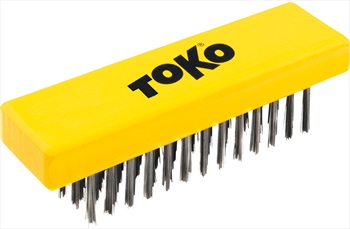 Toko Structure Ski/Snowboard Base Brush, 25mm Yellow