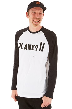 Planks Classic Long Sleeve T-Shirt, M White