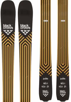 Black Crows Justis Skis 189cm, Black/Gold, Ski Only
