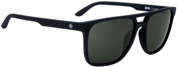 SPY Men's Czar Happy Grey Green Sunglasses, M/L Soft Matte Black