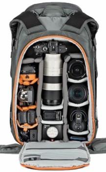 Lowepro Whistler BP 450 AW II Snowboard Camera Backpack, 50L Grey