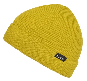 Planks Adult Unisex Essentials Knitted Beanie Hat, One Size Mellow Yellow