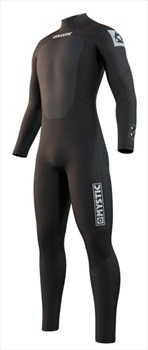 Mystic Brand 3/2 Full Suit Wetsuit BZ, L Black