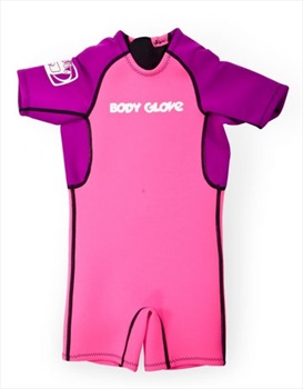 Body Glove Child's Pro 3 2mm Kids Shorty Wetsuit, S/M Pink Violet